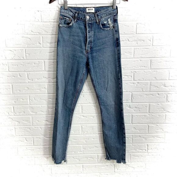 AGOLDE - Nico High Rise Slim Fit Jeans in Rooted Size 24 - Picture 2 of 8